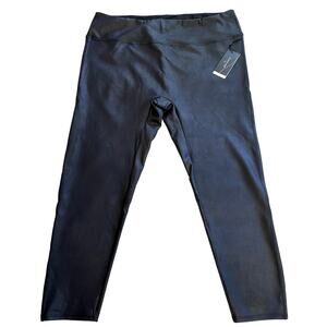 NWT NYDJ Sculpt-Her Skinny Pull On Lift Tuck Scuba Black Leggings 3X Whimsygoth